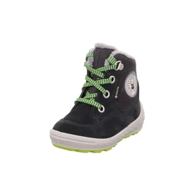 Immagine di Superfit Groovy 2.0 Warm gefütterte Gore Tex, Stivali da Neve, Grau/Hellgrün 2000, 30 EU Larga