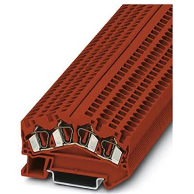 Immagine di Phoenix Contact STS 4 QUATTRO RD 3037559 Morsetto passante componibile Numero Poli (num): 0.08 mm² Rosso 50 pz.