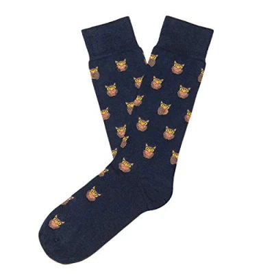 Immagine di Jimmy Lion Calze Owls, realizzate con cotone pettinato. Taglia 41 46 e altezza media.
