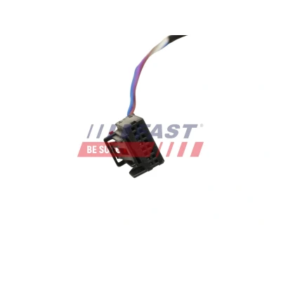 Immagine di Specchietto retrovisore esterno Fast FT88184 Sx nero ruvido manuale Braccio specchio corto, convesso per veicolo con guida a
