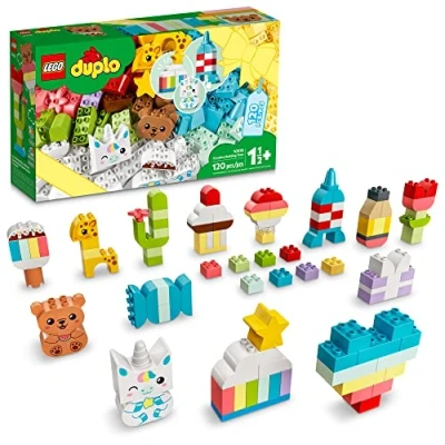 Immagine di LEGO DUPLO Creative Building Time 10978 Colorful Construction Toy for Preschoolers Aged 18 Months and up (120 Pieces)