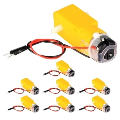 Immagine di GERUI 8 pezzi TT DC motoriduttore doppio albero 1:48 3 6 V 12 con precablato per Arduino Intelligent Auto Robot (TT Motor Precablate Version