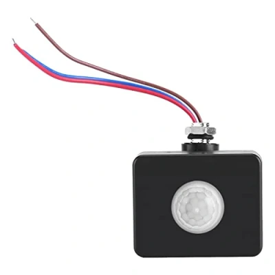 Immagine di FTVOGUE Mini Nero PIR Interruttore , Accessori per l&#039;illuminazione Sensori A Infrarossi Sensore di Illuminazione Movimento Rilevatore Parete Pavement
