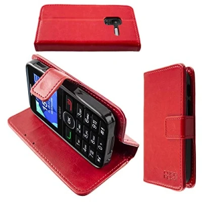 Immagine di caseroxx Custodia per Alcatel 2008G, Bookstyle Case protettiva book cover smartphone in colore rosso