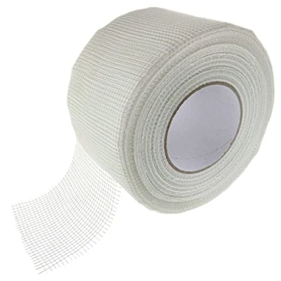 Immagine di Lumonic 90m Nastro per giunti cartongesso e Rigips autoadesivo I in tessuto largo 100mm fibra di vetro a rete crepe
