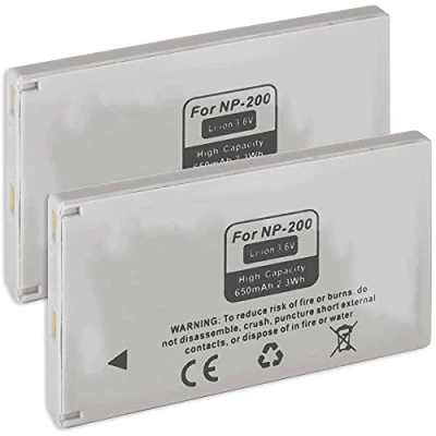Immagine di 2x Batterie NP 200 per Minolta Dimage X, Xi, Xg, Xt, Xt BIZ, Z