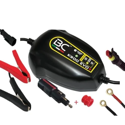 Immagine di BC Battery Controller K900 EVO+ Caricabatterie/Mantenitore Intelligente 1 Amp per BMW, batterie 12V/12V CAN BUS Piombo Acido e Litio, adatto Moto Scooter fino a 100Ah