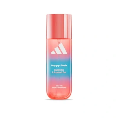 Immagine di adidas Vibes Happy Feels Acqua profumata spray Per corpo e capelli, da Donna, Mood Boosting, Note di Tè al Gelsomino Scorza Pompelmo, Ogni Occasione, 150 ml