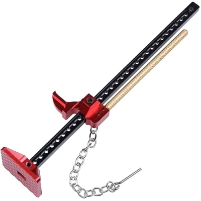 Immagine di CENPEK 1/10 RC Crawler Accessori Metallo Jack Stand e Pieghevole Winch Anchor Decor per Traxxsa TRX4 Axial SCX10 RC4WD D90