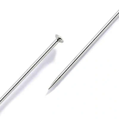 Immagine di Prym Spilli, 0,60 x 30 mm, colore argento, 25 g, scatola con gancio, Lega di acciaio, 0,60mm