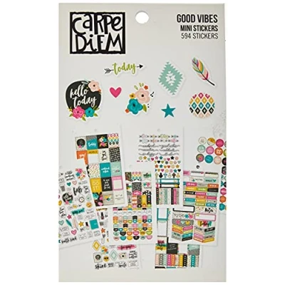 Immagine di Simple Stories 7956 Carpe Diem Good Vibes mini adesivi, multicolore