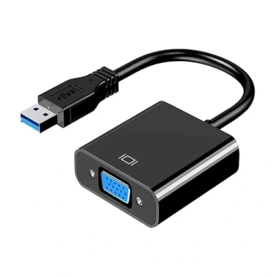 Immagine di GERUI Adattatore da USB a VGA, convertitore 3.0/2.0 video HD 1080P, per PC, laptop, HDTV, compatibile con Windows XP/7/8/8.1/10