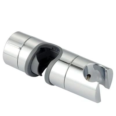 Immagine di INF Staffa per Doccia a Mano, Regolabile, Supporto Girevole 360 Barra di Scorrimento 18 25 mm Diametro Esterno, plastica Grado ABS Cromato Lucido
