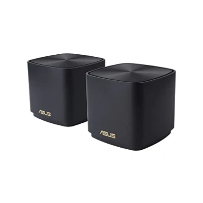 Immagine di ASUS ZenWiFi XD4 Plus Sistema Mesh WiFi 6 AX1800 (fino a 306 m², AiMesh, AiProtection, Parental control, Router App), set da 2, Nero