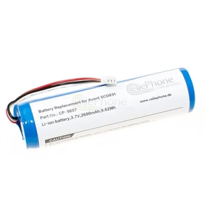 Immagine di cellePhone Batteria Li Ion Compatibile con Philips Avent SCD831 SCD831/26 SCD833/26 SCD835 SCD835/26 SCD835/52 SCD841/26 SCD843/26 SCD845/26 SCD921/26 SCD923/26 (sostituita 1S1PBL1865 2.6) 2600mAh