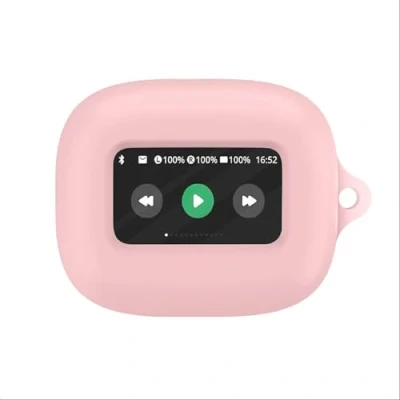 Immagine di GIOPUEY Cover Compatibile con Live Buds 3/JBL Flex 3/Live Beam 3, Cilicone Custodia, Ultrasottile Case Cover, Antiurto, Resistente ai Graffi Rosa