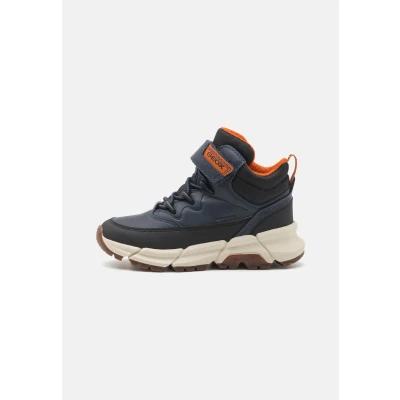 Immagine di Geox Flexyper PLUS BOY Stivaletti stringati per bambini, Taglia: 32, Navy/black Finta pelle / tessuto
