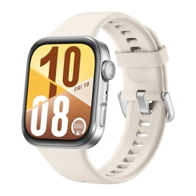 Immagine di HUAWEI WATCH FIT 4 Smartwatch, 100 Modalità di Allenamento, Ultra sottile, Fitness Tracker, iOS &amp; Android, Cassa in Alluminio, Batteria fino a 10 Giorni, 1.82Display AMOLED, Corsa con GPS, Bianco