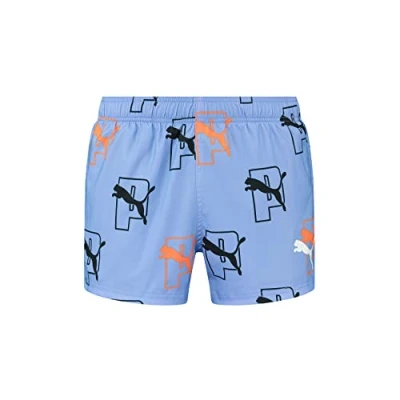 Immagine di Puma SWIM MEN Print CAT LOGO Shorts da mare, Uomo, Taglia: Medium, Elektro combo