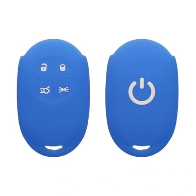 Immagine di kwmobile Cover Chiavi Auto Compatibile con Fiat 500E Chiave a 4 pulsanti Custodia Protettiva Copri Telecomando Gomma Portachiave Macchina Silicone