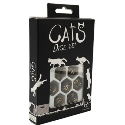 Immagine di Q Workshop Gatti Dice Set Pixel, Gioco di dadi