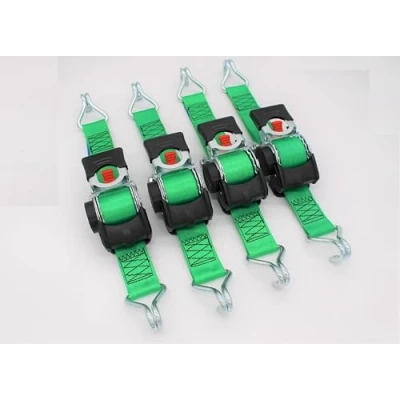 Immagine di 4 cinghie di fissaggio automatiche con gancio a punta, 3,0 m x 50 mm, 750/1500 daN