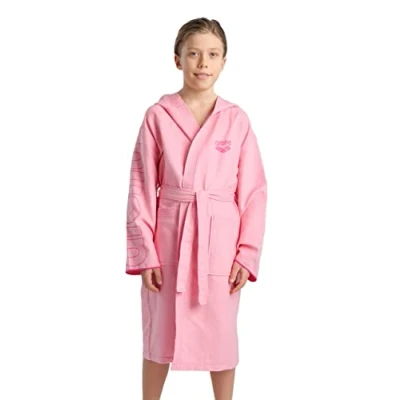 Immagine di arena Zeal Plus Junior Accappatoio Bambino e Bambina in Microfibra, Microfibra con Cappuccio Tasche, Unisex ad Asciugatura Rapida, Comodo Leggero