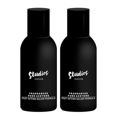 Immagine di Didier Lab Acetone Unghie Profumata Rimuovi Semipermanente con Puro Solvente per Smalto UV Tips Top Coats e Basi Pura Fragranza Confezione da 2x150ml