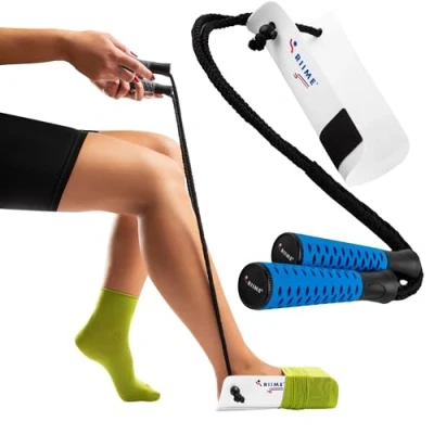 Immagine di Infila Calze Dispositivo di Aiuto per Calzini SOKELP Anziani Ausilio Infilare le Soft Touch Calza Disabili Mobilità Ridotta