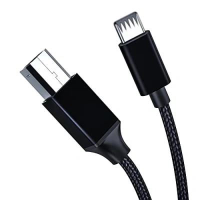 Immagine di Froggen Cavo MIDI da Lightning a USB B 2.0 OTG Compatibile con iPhone Pad per Controller Midi, Strumento Musicale elettronico, Tastiera interfaccia Audio di Registrazione