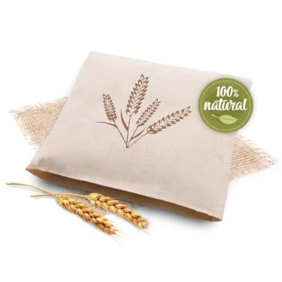 Immagine di ZOLLNER cuscino cervicale termico per microonde con granelli di grano 21x21 cm, allievia i dolori alla cervicale, spalla, schiena adatto le coliche fodera lavabile