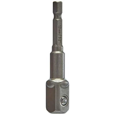 Immagine di Adattatore per bussole Impronta (cacciavite) 1/4 (6.3 mm) Forza 1/2 (12.5 72 mm Wolfcraft 2414000