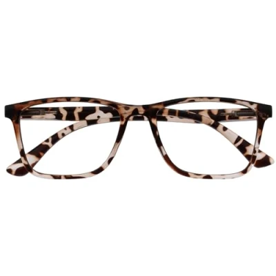 Immagine di OPULIZE NYX Blue Light Blocking Reading Glasses Anti Glare Computer and Gaming Eyewear UV Eyestrain Protection Rectangular Frame Brown Tortoiseshell Men Women + 3.50