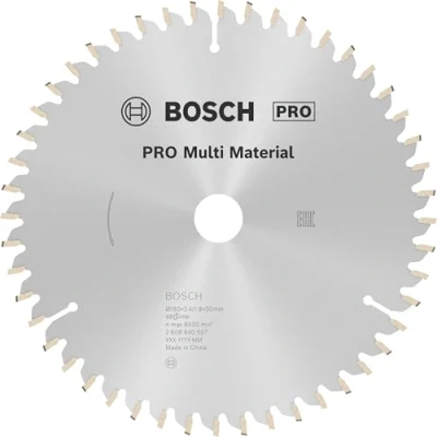 Immagine di Bosch Accessories Multi Material 2608640507 Lama circolare in metallo duro 180 x 30 2.4 mm Numero di denti: 48 1 pz.