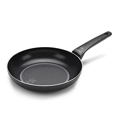 Immagine di Moneta Recy Padella 26 cm Ricicla 37 Lattine, Net Induction, Nero, Corpo Alluminio 100% Riciclato