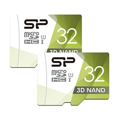 Immagine di Silicon Power 3D NAND 32GB 2 Pack MicroSD Card with Adapter