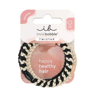 Immagine di invisibobble Twistar Classical Braids I Accessorio per capelli alla moda e rispettoso dei capelli, 3 pezzi