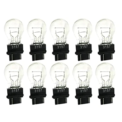 Immagine di CARALL 10 Pezzi di Lampadine Alogene 12V Per Auto (T25 P27/7W 3157 27/7W)