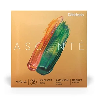 Immagine di D&#039;Addario Ascenté Corda Sol per viola, scala extra corta, tensione media