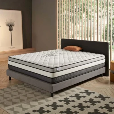 Immagine di COSMOS Materasso Matrimoniale 160x200 cm Solar Altezza 30 Schiuma Memory HR, Blue Latex, Ergonomico, Solido, Ipoallergenico, Ventilato Lato Invernale ed Estivo