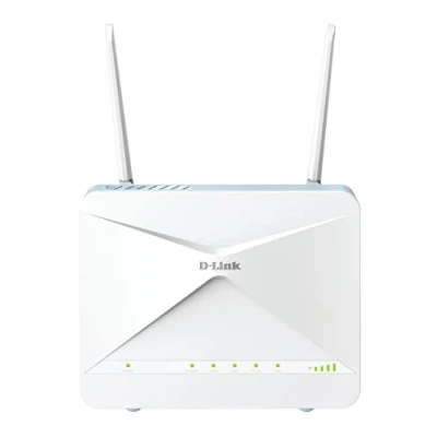 Immagine di D Link G415 Smart Router 4G AX1500 EAGLE PRO AI, LTE Cat 4 con download fino a 150 Mbps, Wi Fi 6/Traffic Optimizer Porte Gigabit, WPA3, Supporto Mesh, Sbloccato, Bianco
