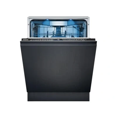 Immagine di Siemens SN87TX00CE, iQ700, lavastoviglie completamente integrata, Home Connect, Made in Germany, cassetto portaposate, essiccazione zeolite, varioSpeed, programma intelligente, glassZone
