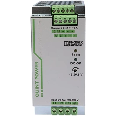 Immagine di Phoenix Contact QUINT PS/3AC/24DC/10 Alimentatore per guida DIN 24 V/DC 10 A 240 W Num. uscite:1 x Contenuto 1 pz.