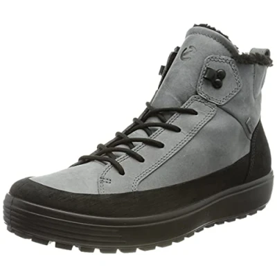 Immagine di ECCO SOFT 7 TRED Highcut Stivaletti stringati, Uomo, Taglia: 42, Black/titanium Nubuk