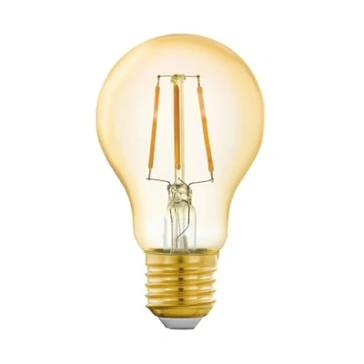 Immagine di EGLO connect.z Smart Home lampadina Led E27, A60, ZigBee, app e controllo vocale, dimmerabile, bianco caldo, 500 lumen, 5,5 W, vintage ambra