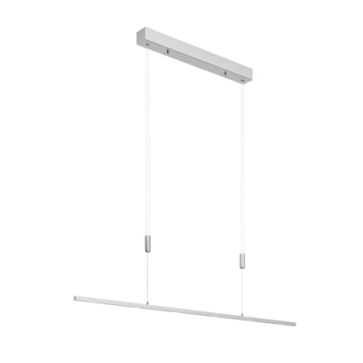 Immagine di Lampada a sospensione &#039;Arnik&#039; dimmerabile (Moderno) colore Grigio, in Metallo ad es. Soggiorno &amp; Sala da pranzo (6 luci, lampadina inclusa) di Lucande sospensione, lampada, lampadine per