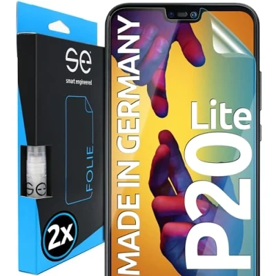 Immagine di smart engineered 3D Pellicola Protettiva per Schermo Huawei P20 Lite [2 Pezzi Transparente, Case Friendly, qualità dell&#039;immagine Full HD,Pellicola TPU