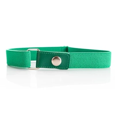 Immagine di Olata Cintura Elastica per Bambini, Regolabile con Chiusura a Scatto 1 6 Anni. Verde