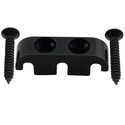 Immagine di Musiclily Pro 25mm Abbassacorde Basso in Ottone String Guide per Elettrico 5 Corde, Nero