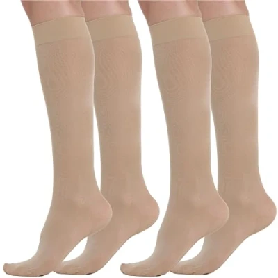 Immagine di BeOnTop Gambaletti compressione Graduata Donna 140 Denari 2 Pz Calze 22 23 mmHg, a Comfort Support Line, by Gambetti Made in Italy